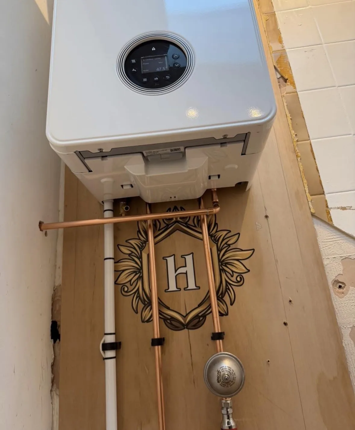Precision central heating pipework by Heritage Heating Services