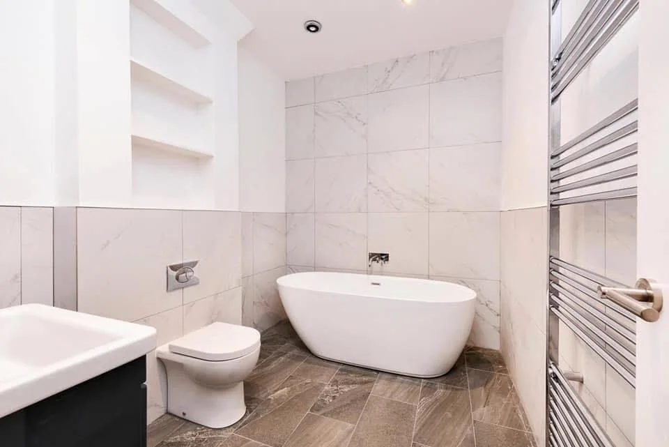 Modern bathroom installation by Heritage Heating Services