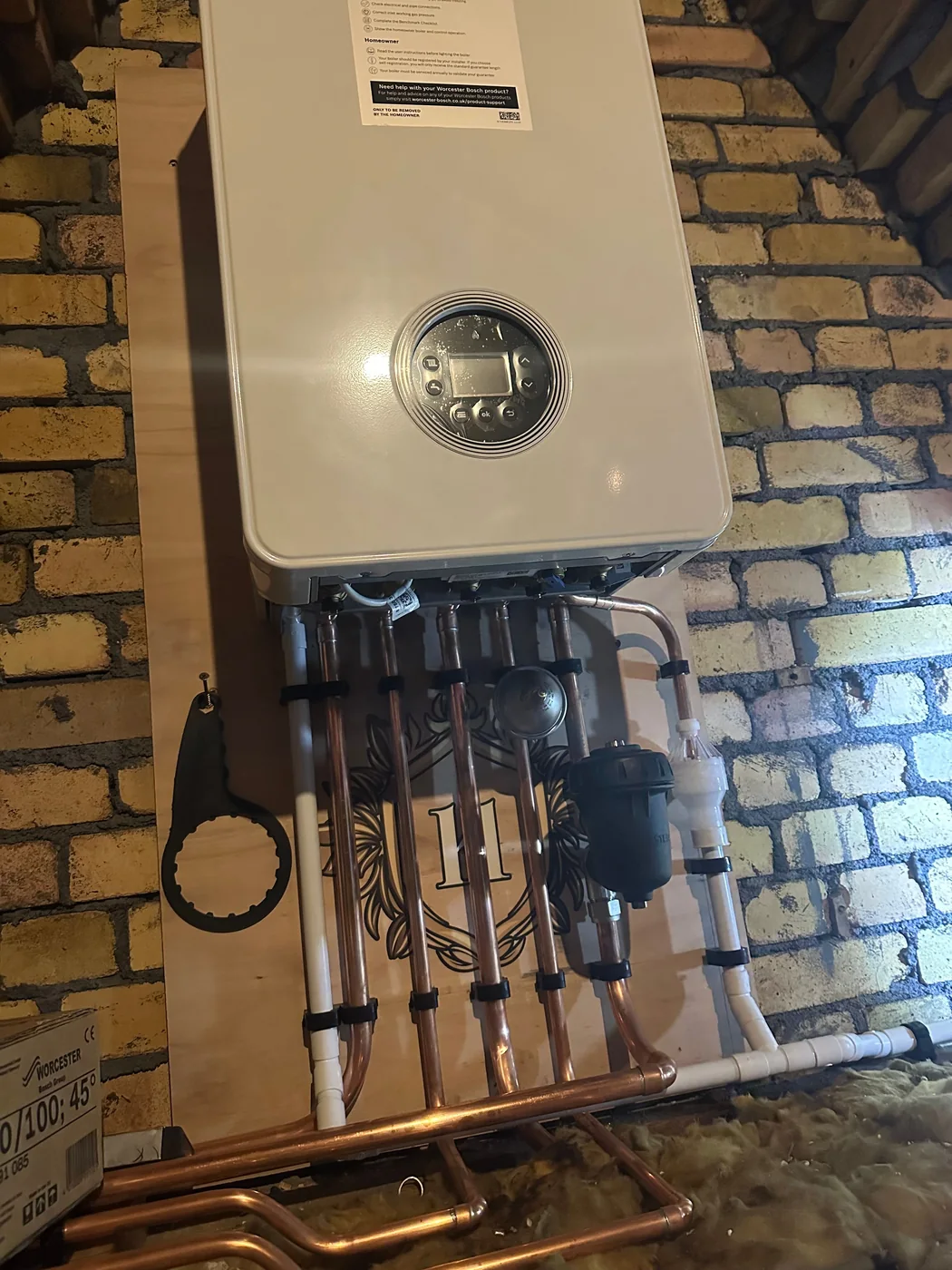 New boiler installation by Heritage Heating Services