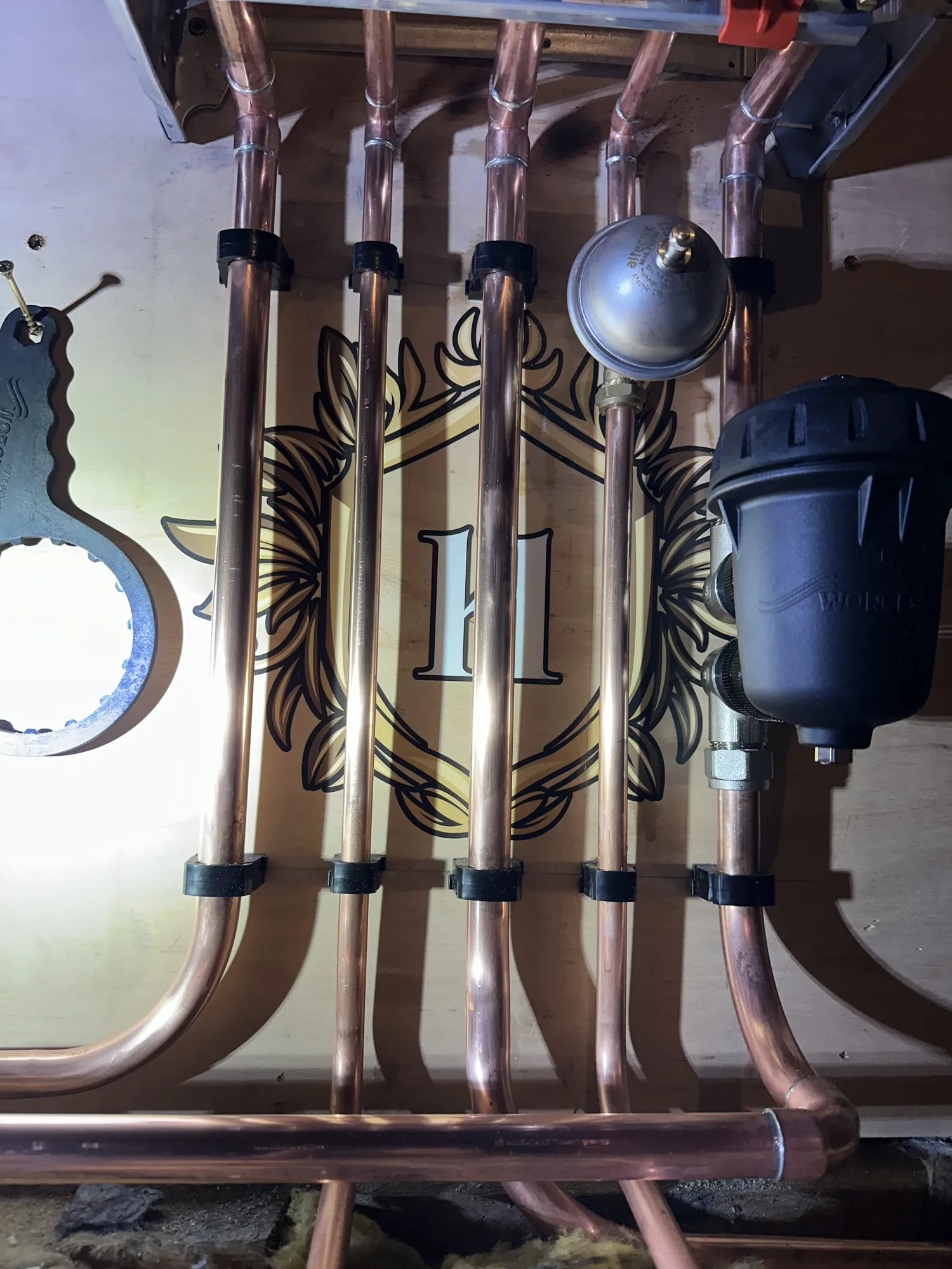 New boiler installation with precision pipework by Heritage Heating Services across Bristol and Bath (photo 4)