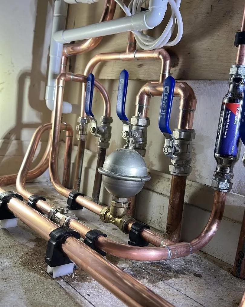 New boiler installation with precision pipework by Heritage Heating Services across Bristol and Bath (photo 7)