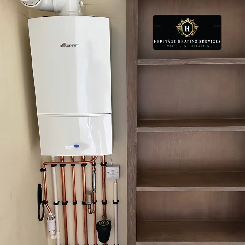New boiler installation with precision pipework by Heritage Heating Services across Bristol and Bath (photo 9)