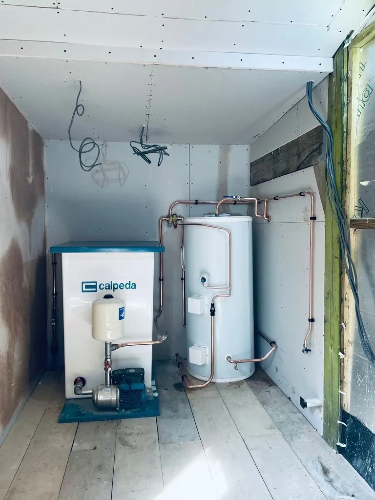 Unvented hot water cylinder installed by Heritage Heating Services across Bristol and Bath (photo 3)